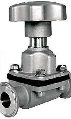 Válvula pneumática com diafragma Válvula pneumática com diafragma